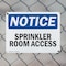 Signmission Sprinkler Room Access, 14 in W x Rectangle, Plastic OS-2PACK-NS-P-1014-L-18405 - alternate 5